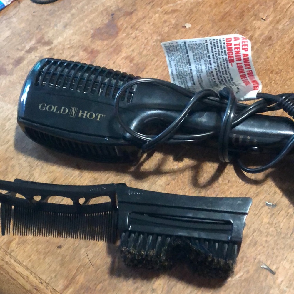 Gold&Hot Heated Hair Brush for Women